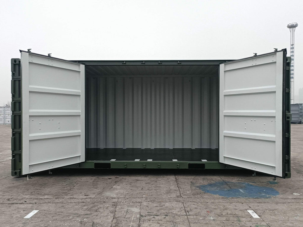Contenedor de 20 pies con acceso lateral completo