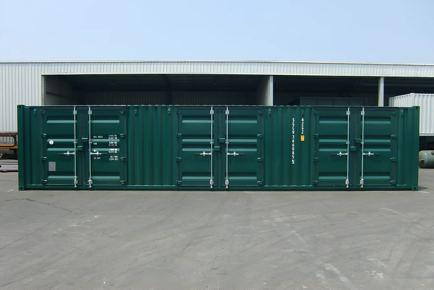 Contenedor de almacen de 40 pies y 6 puertas - Imagen 4