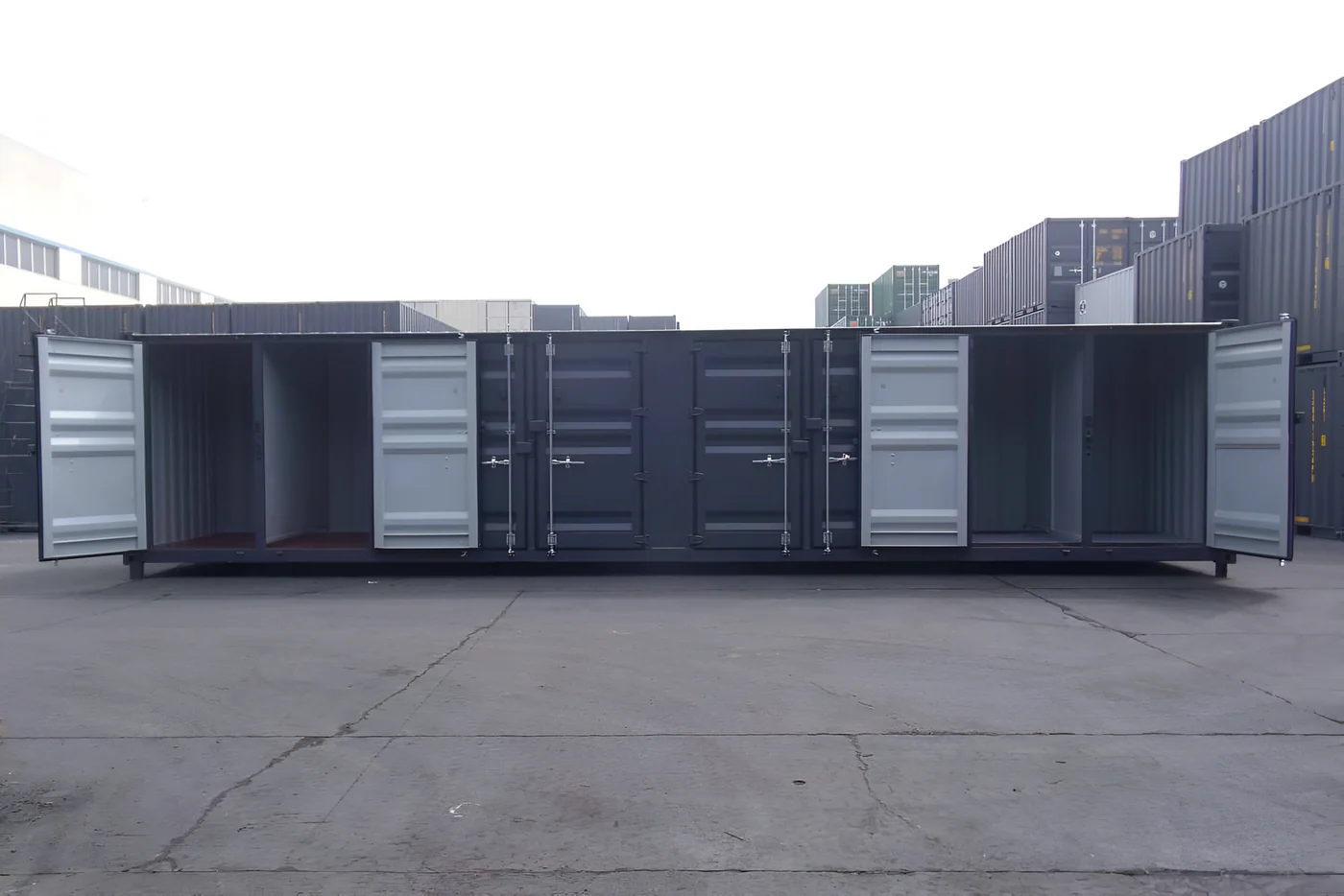 Contenedor de almacenamiento de 40 pies y 8 puertas - Imagen 5